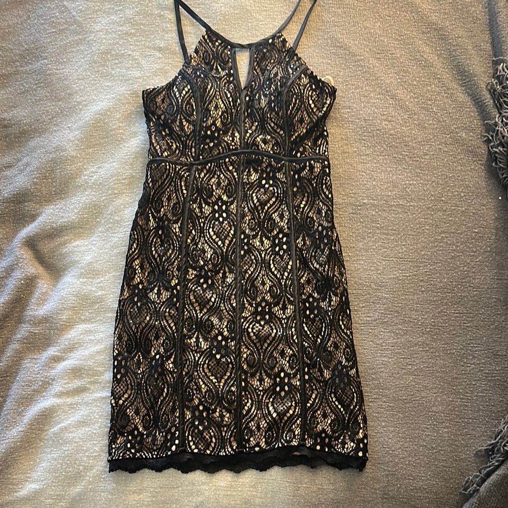 Elegant Black Lace Dress